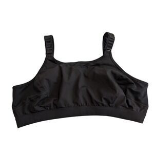 Duluth Trading Co. Black Wireless Plus Size Sports Bra 3X Comfortable‎ Support